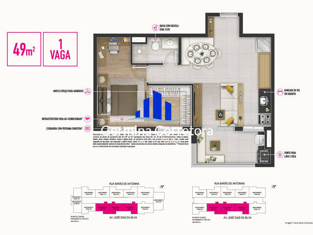 #1152 - Apartamento para Venda em Santana de Parnaíba - SP - 3